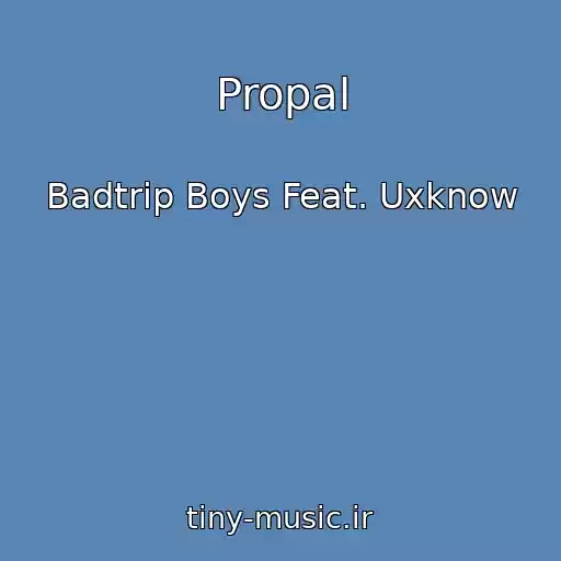 کاور آهنگ Propal از Badtrip Boys Feat. Uxknow