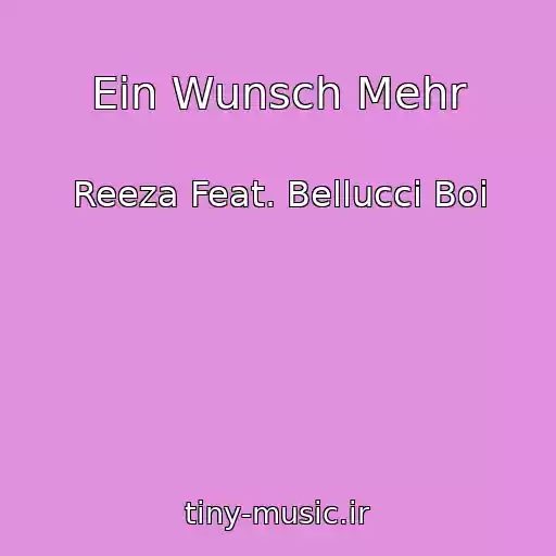 کاور آهنگ Ein Wunsch Mehr از Reeza Feat. Bellucci Boi