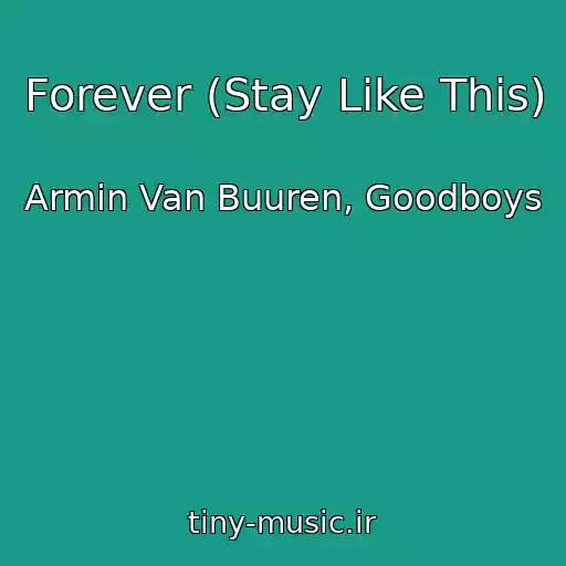 کاور آهنگ Forever (Stay Like This) از Armin Van Buuren, Goodboys