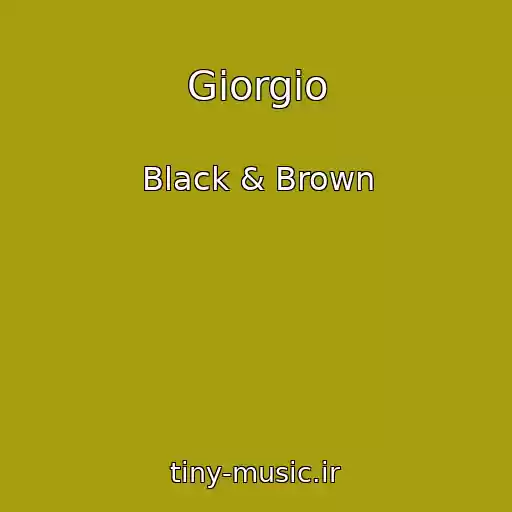 کاور آهنگ Giorgio از Black & Brown