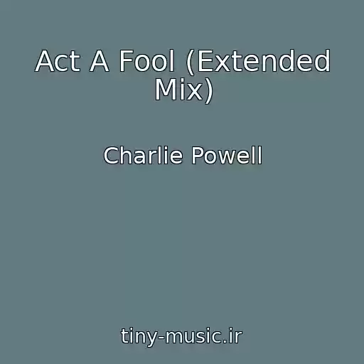 کاور آهنگ Act A Fool (Extended Mix) از Charlie Powell