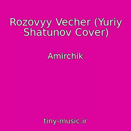 کاور آهنگ Rozovyy Vecher (Yuriy Shatunov Cover) از Amirchik