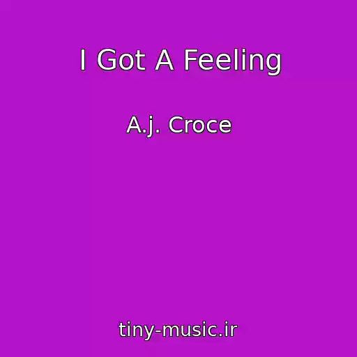 کاور آهنگ I Got A Feeling از A.j. Croce