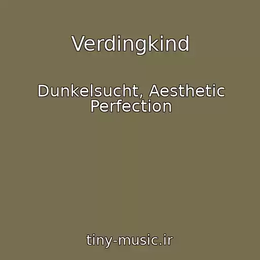کاور آهنگ Verdingkind از Dunkelsucht, Aesthetic Perfection