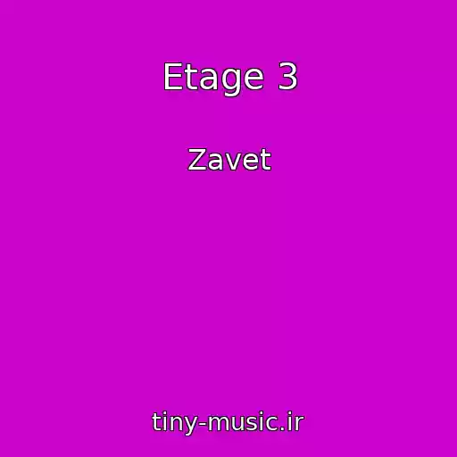 کاور آهنگ Etage 3 از Zavet