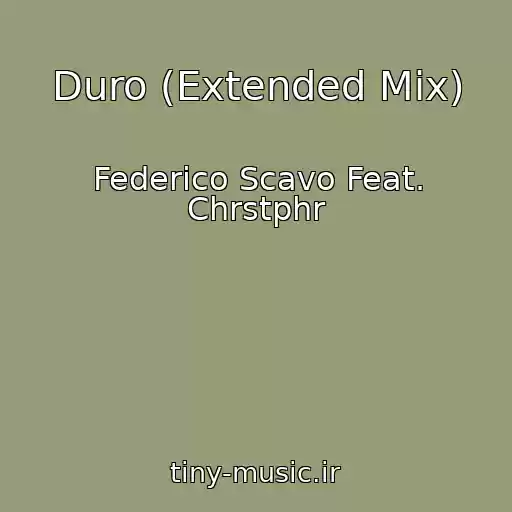کاور آهنگ Duro (Extended Mix) از Federico Scavo Feat. Chrstphr