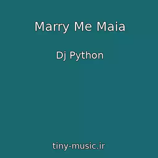 کاور آهنگ Marry Me Maia از Dj Python