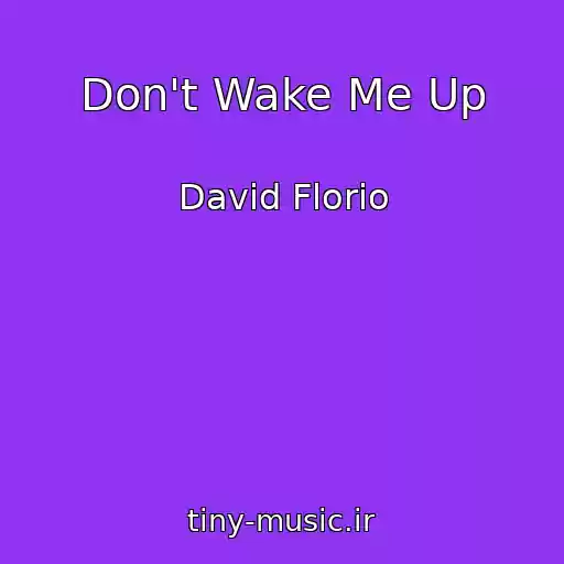 کاور آهنگ Don't Wake Me Up از David Florio