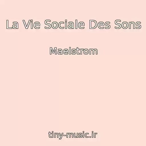کاور آهنگ La Vie Sociale Des Sons از Maelstrom