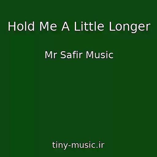 کاور آهنگ Hold Me A Little Longer از Mr Safir Music