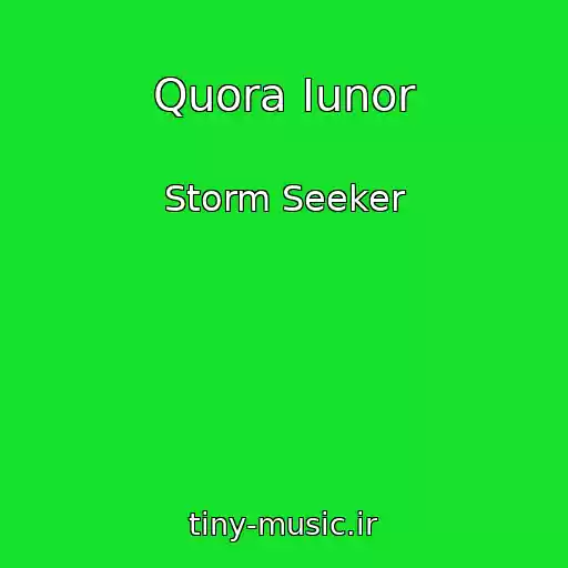 کاور آهنگ Quora Iunor از Storm Seeker
