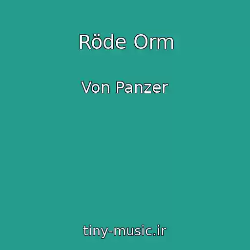 کاور آهنگ Röde Orm از Von Panzer