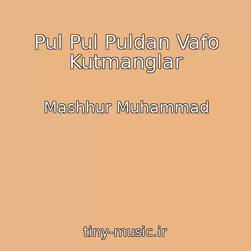 کاور آهنگ Pul Pul Puldan Vafo Kutmanglar از Mashhur Muhammad