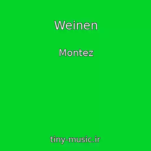 کاور آهنگ Weinen از Montez