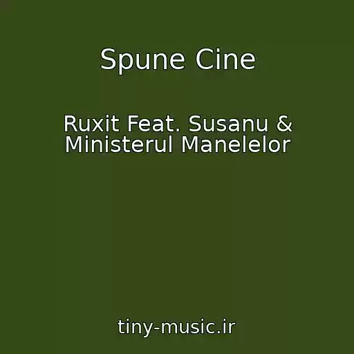 کاور آهنگ Spune Cine از Ruxit Feat. Susanu & Ministerul Manelelor