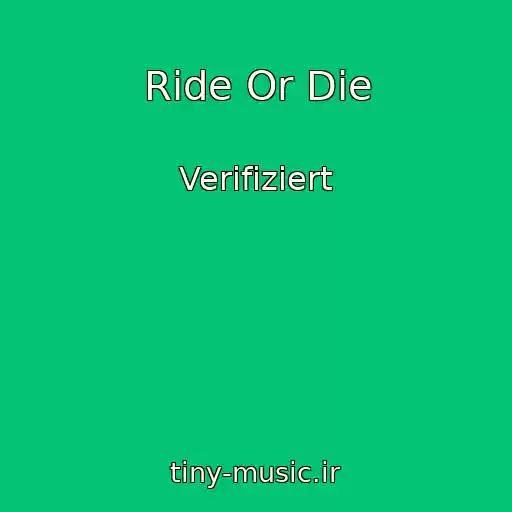 کاور آهنگ Ride Or Die از Verifiziert