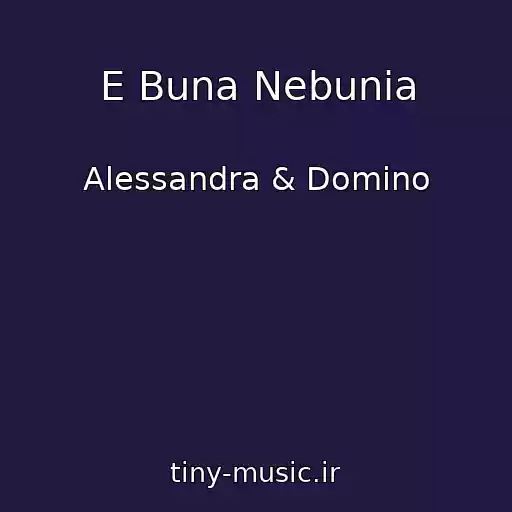 کاور آهنگ E Buna Nebunia از Alessandra & Domino