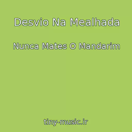 کاور آهنگ Desvio Na Mealhada از Nunca Mates O Mandarim