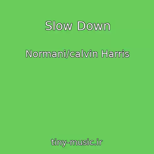کاور آهنگ Slow Down از Normani/calvin Harris