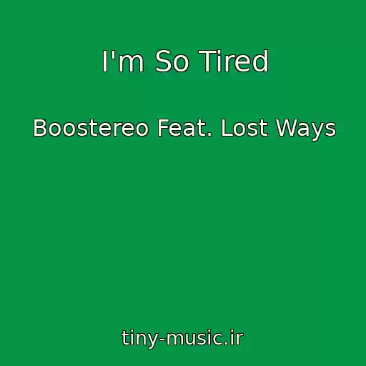 کاور آهنگ I'm So Tired از Boostereo Feat. Lost Ways