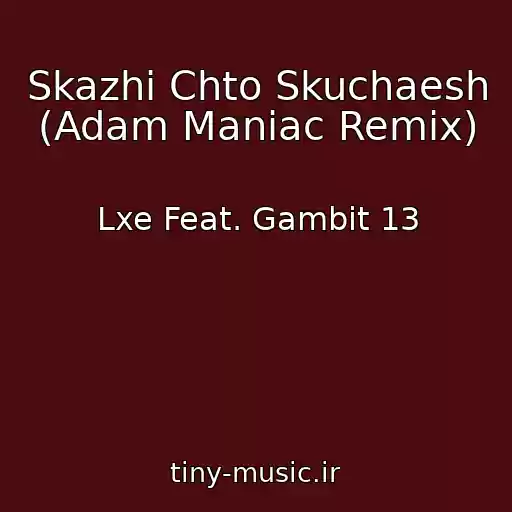 کاور آهنگ Skazhi Chto Skuchaesh (Adam Maniac Remix) از Lxe Feat. Gambit 13