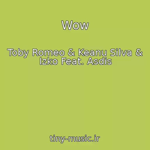کاور آهنگ Wow از Toby Romeo & Keanu Silva & Izko Feat. Asdis