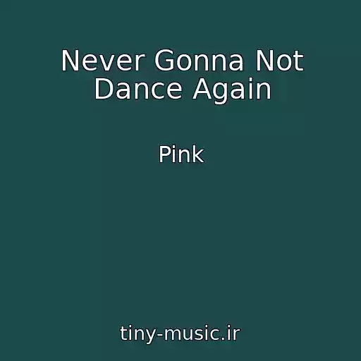 کاور آهنگ Never Gonna Not Dance Again از Pink