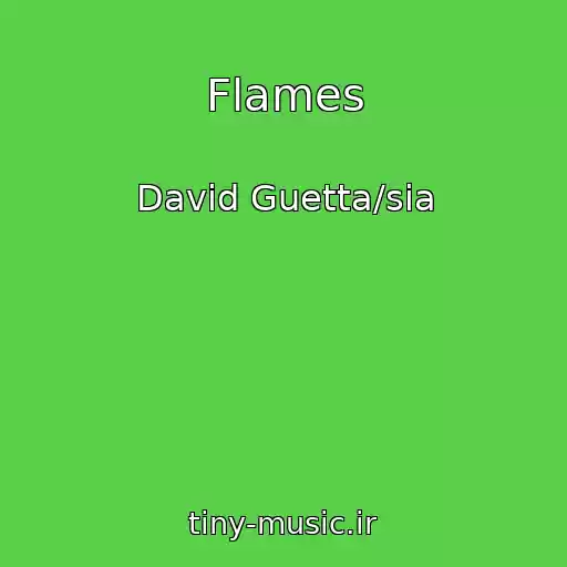 کاور آهنگ Flames از David Guetta/sia