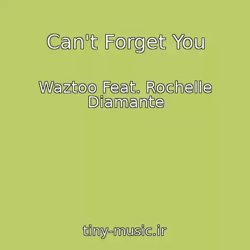 کاور آهنگ Can't Forget You از Waztoo Feat. Rochelle Diamante