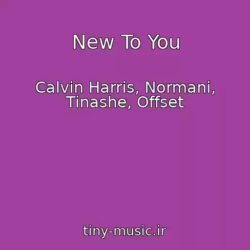 کاور آهنگ New To You از Calvin Harris, Normani, Tinashe, Offset