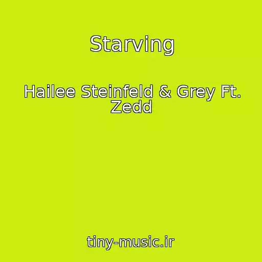کاور آهنگ Starving از Hailee Steinfeld & Grey Ft. Zedd