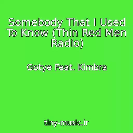 کاور آهنگ Somebody That I Used To Know (Thin Red Men Radio) از Gotye Feat. Kimbra