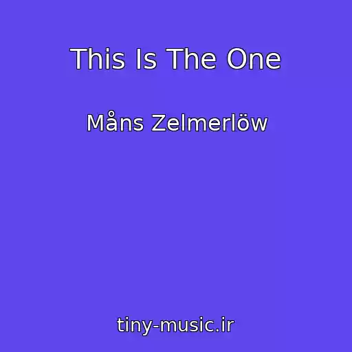 کاور آهنگ This Is The One از Måns Zelmerlöw