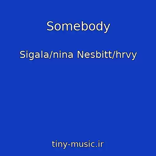 کاور آهنگ Somebody از Sigala/nina Nesbitt/hrvy