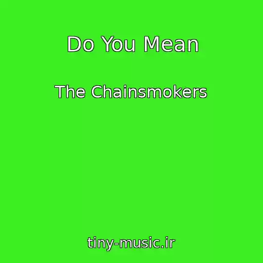 کاور آهنگ Do You Mean از The Chainsmokers