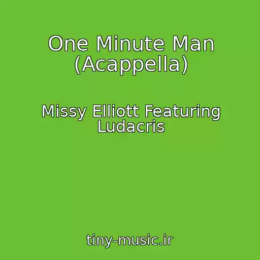 کاور آهنگ One Minute Man (Acappella) از Missy Elliott Featuring Ludacris