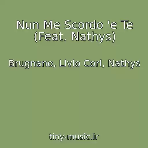 کاور آهنگ Nun Me Scordo 'e Te (Feat. Nathys) از Brugnano, Livio Cori, Nathys
