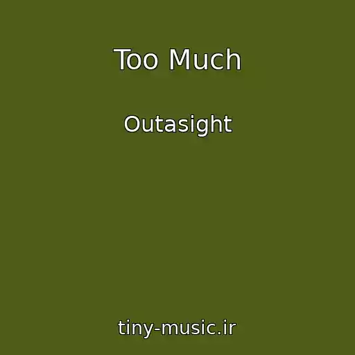 کاور آهنگ Too Much از Outasight
