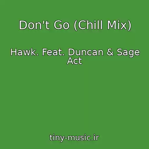 کاور آهنگ Don't Go (Chill Mix) از Hawk. Feat. Duncan & Sage Act
