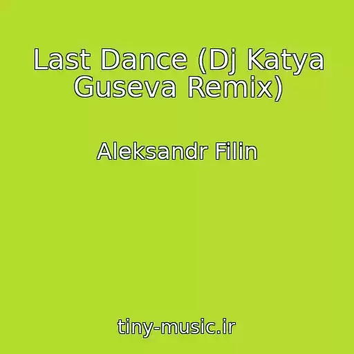 کاور آهنگ Last Dance (Dj Katya Guseva Remix) از Aleksandr Filin