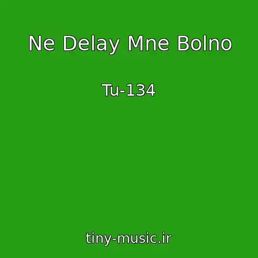 کاور آهنگ Ne Delay Mne Bolno از Tu-134