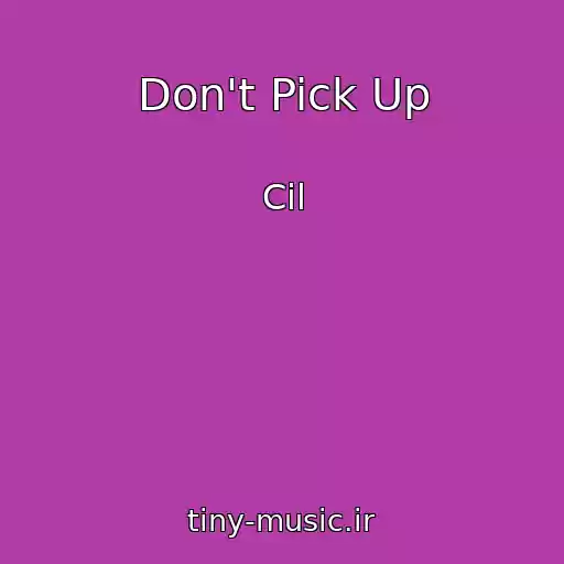 کاور آهنگ Don't Pick Up از Cil