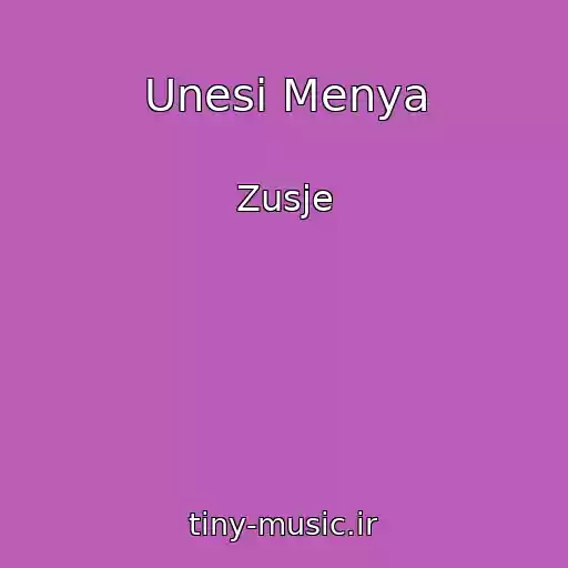 کاور آهنگ Unesi Menya از Zusje