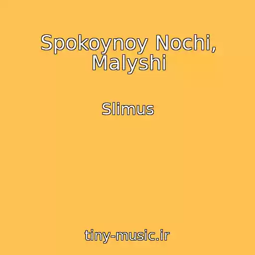 کاور آهنگ Spokoynoy Nochi, Malyshi از Slimus