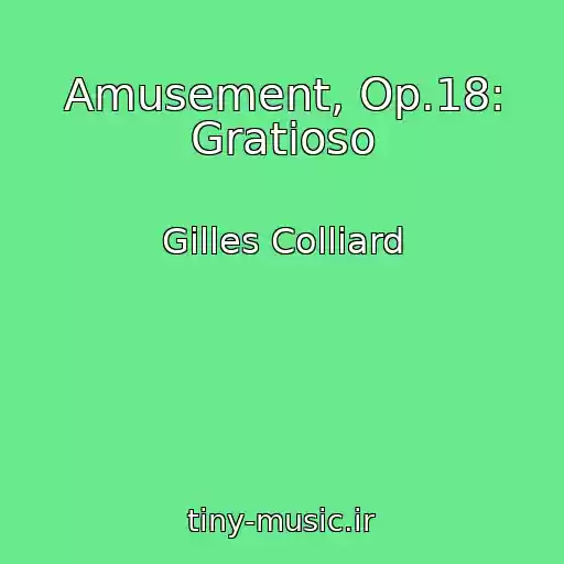 کاور آهنگ Amusement, Op.18: Gratioso از Gilles Colliard