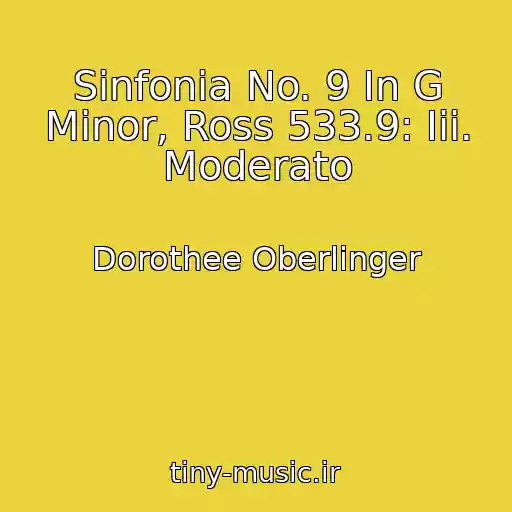 کاور آهنگ Sinfonia No. 9 In G Minor, Ross 533.9: Iii. Moderato از Dorothee Oberlinger