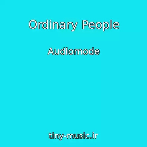 کاور آهنگ Ordinary People از Audiomode