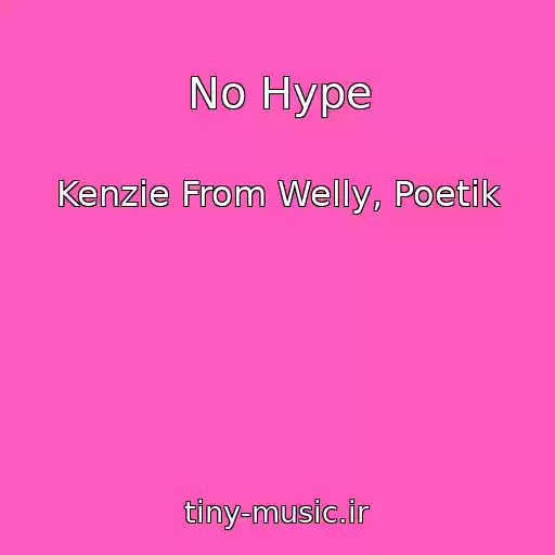کاور آهنگ No Hype از Kenzie From Welly, Poetik