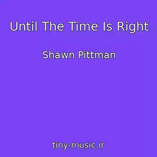 کاور آهنگ Until The Time Is Right از Shawn Pittman