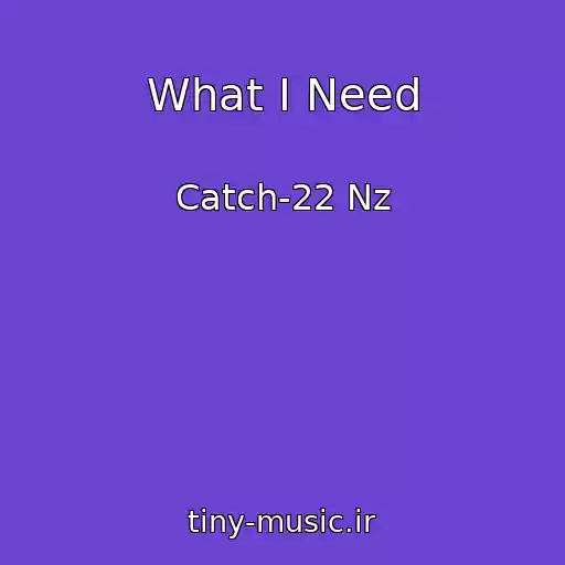 کاور آهنگ What I Need از Catch-22 Nz